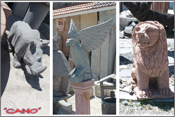 figuras de cantera para jardín tlaxcala